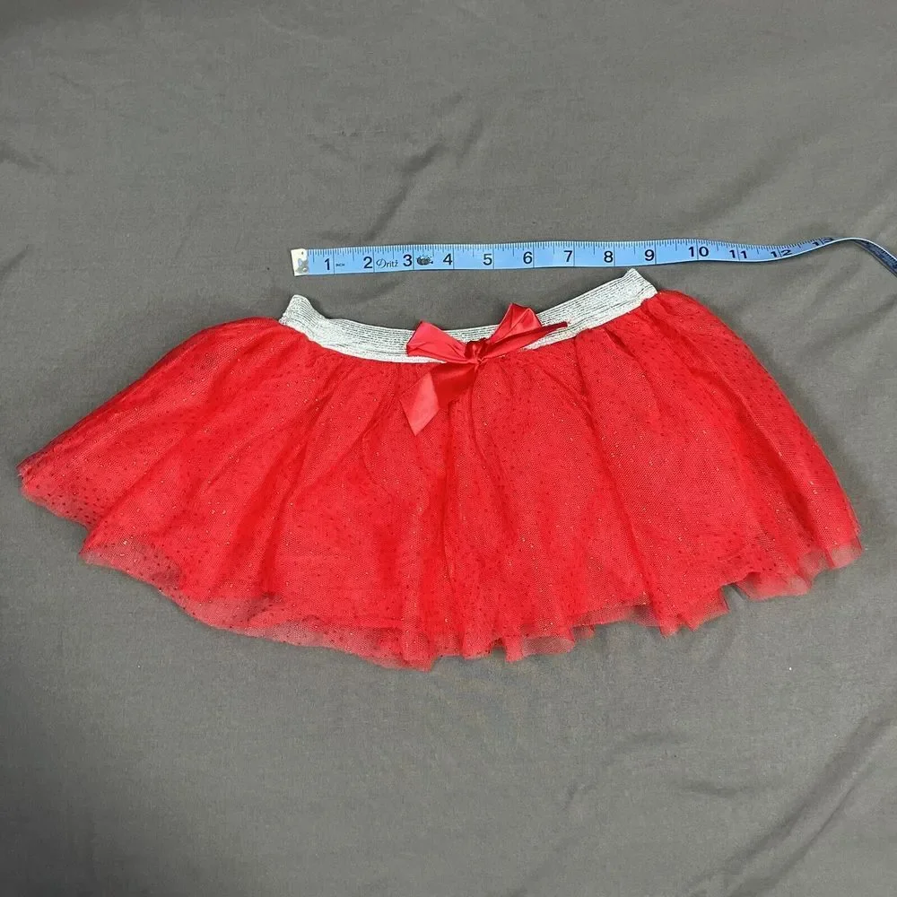 Little Lass Girl Skirt Tights Set / 2T / Santa Elf / 3 Pieces /Christmas Holiday